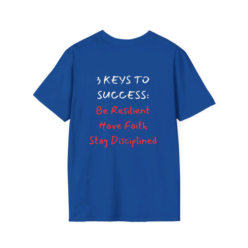 Be Resilient stay disciplined Resilient Minds Unisex Softstyle T-Shirt