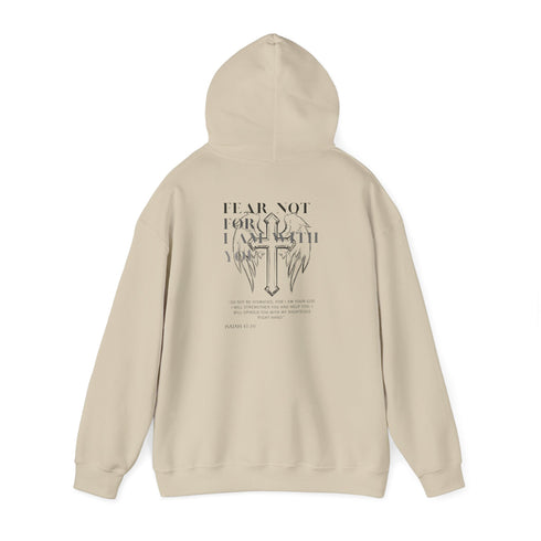 Inspirational Faith Hoodie - Unisex Heavy Blend with Cross Design