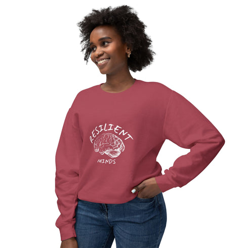 Resilient Minds Unisex Lightweight Crewneck Sweatshirt