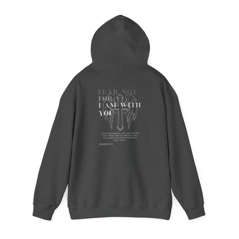 Inspirational Faith Hoodie - Unisex Heavy Blend with Cross Design