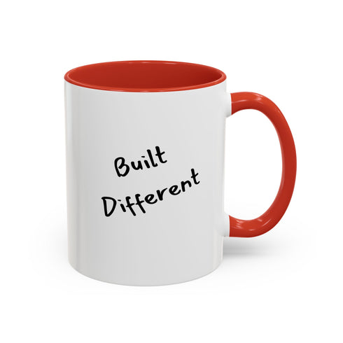 Built Different Accent Coffee Mug - Resilient Minds (11oz & 15oz)