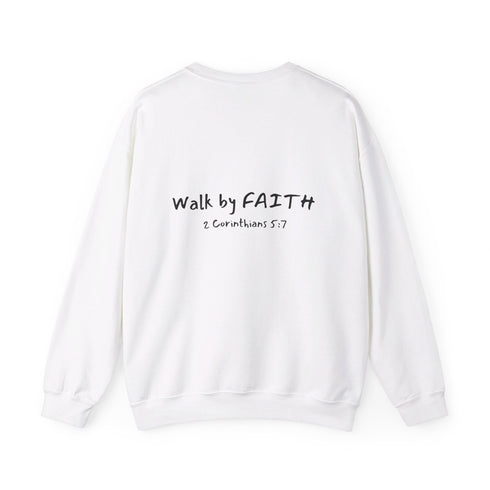 Walk By Faith Unisex Heavy Blend™ Crewneck Sweatshirt