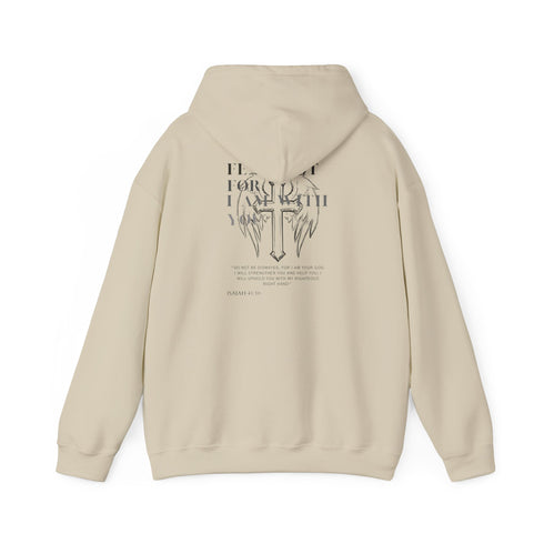 Inspirational Faith Hoodie - Unisex Heavy Blend with Cross Design