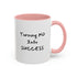 Turning No Into Success Accent Coffee Mug (11oz & 15oz)