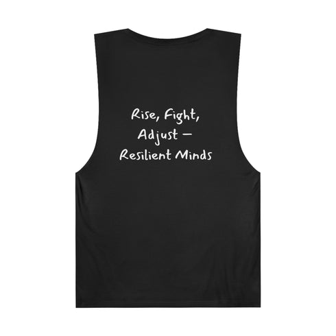 Rise, Fight and Adjust Unisex Barnard Tank