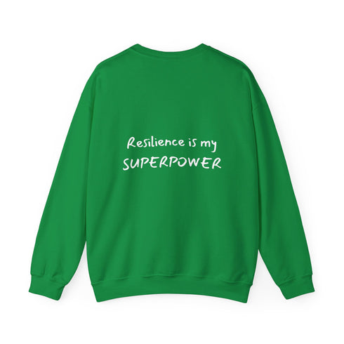 Resilient is My Super PowerUnisex Heavy Blend™ Crewneck Sweatshirt