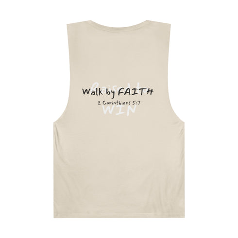 Walk By Faith Unisex Barnard Tank