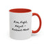 Rise, Fight, Adjust - Resilient Minds Accent Coffee Mug (11oz & 15oz)