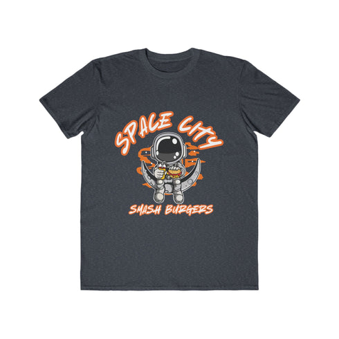 Space City Burger Lover Tee - Cool Astronaut Graphic Shirt, Perfect for BBQs & Casual Outings