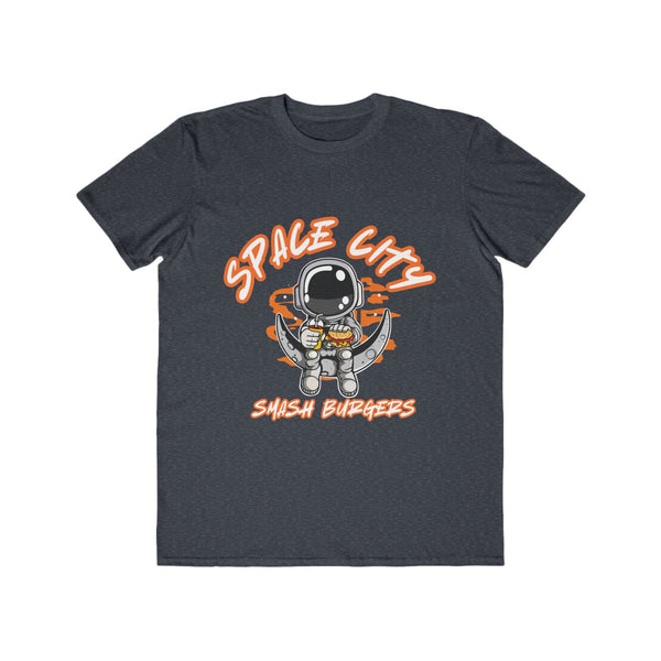 Space City Burger Lover Tee - Cool Astronaut Graphic Shirt, Perfect for BBQs & Casual Outings