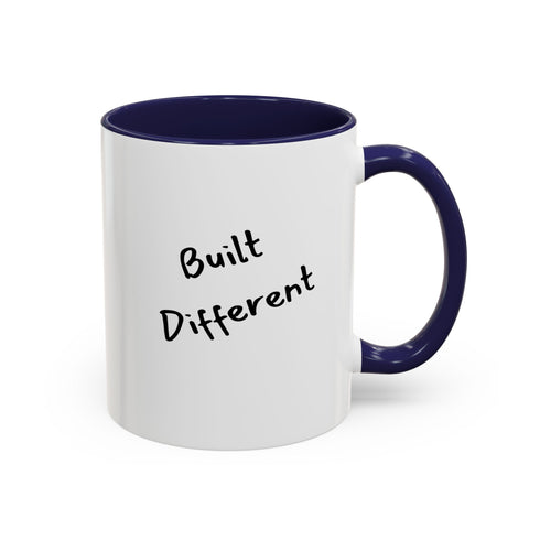 Built Different Accent Coffee Mug - Resilient Minds (11oz & 15oz)
