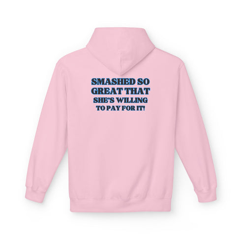 Funny Unisex Fleece Hoodie - 'Smashed Me Daddy'