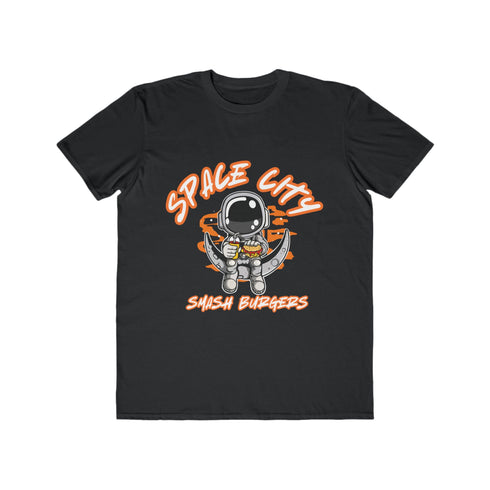Space City Burger Lover Tee - Cool Astronaut Graphic Shirt, Perfect for BBQs & Casual Outings