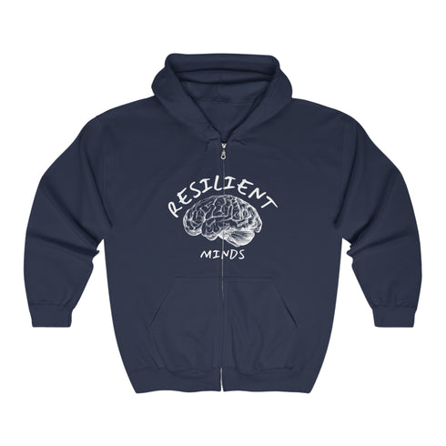 Resilient Minds Unisex Heavy Blend™ Full Zip Hooded Sweatshirt