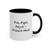 Rise, Fight, Adjust - Resilient Minds Accent Coffee Mug (11oz & 15oz)