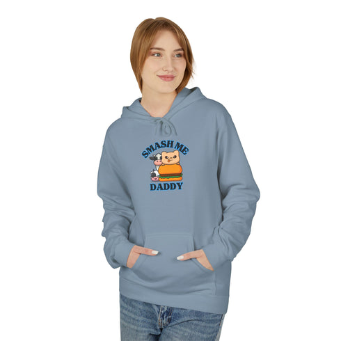 Funny Unisex Fleece Hoodie - "Smashline Daddy" & "Sinfully Delicious"