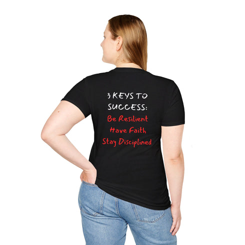 Be Resilient stay disciplined Resilient Minds Unisex Softstyle T-Shirt