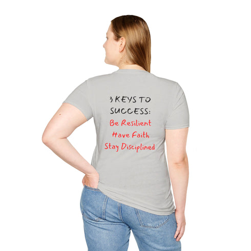 Be Resilient stay disciplined Resilient Minds Unisex Softstyle T-Shirt