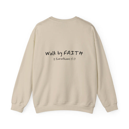 Walk By Faith Unisex Heavy Blend™ Crewneck Sweatshirt