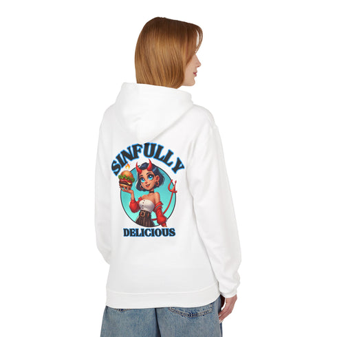 Funny Unisex Fleece Hoodie - "Smashline Daddy" & "Sinfully Delicious"