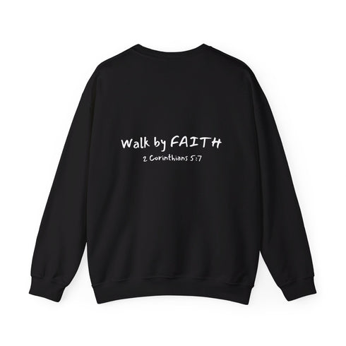 Walk By Faith Unisex Heavy Blend™ Crewneck Sweatshirt