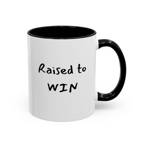 Raised to Win - Resilient Minds Accent Coffee Mug (11oz & 15oz)