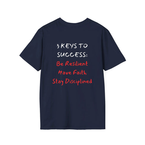 Be Resilient stay disciplined Resilient Minds Unisex Softstyle T-Shirt
