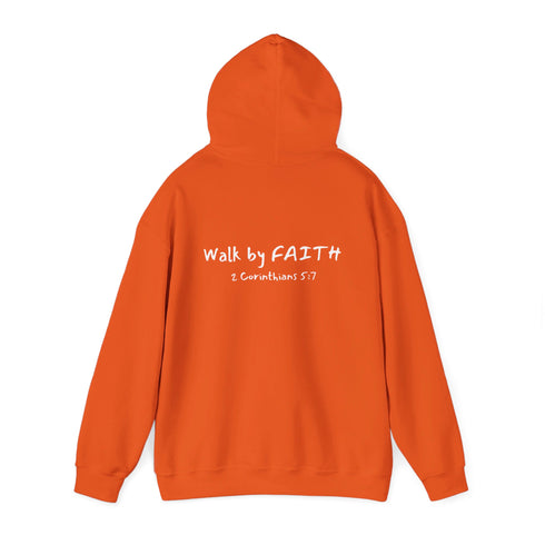 Walk By Faith Unisex Heavy Blend™ Hooded Sweatshirt