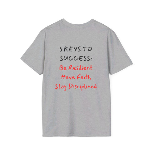 Be Resilient stay disciplined Resilient Minds Unisex Softstyle T-Shirt