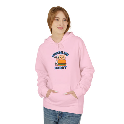 Funny Unisex Fleece Hoodie - "Smashline Daddy" & "Sinfully Delicious"