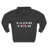 Faith over Fear Three-Panel Fleece Hoodie