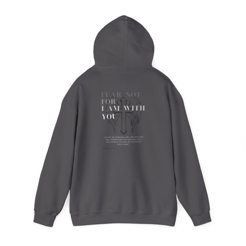 Inspirational Faith Hoodie - Unisex Heavy Blend with Cross Design
