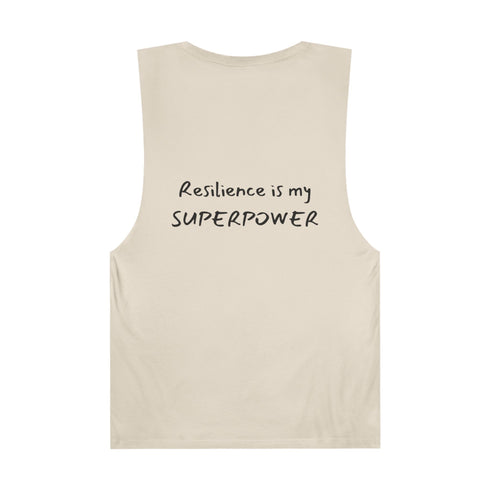 Resilient Is Super Power Unisex Barnard Tank