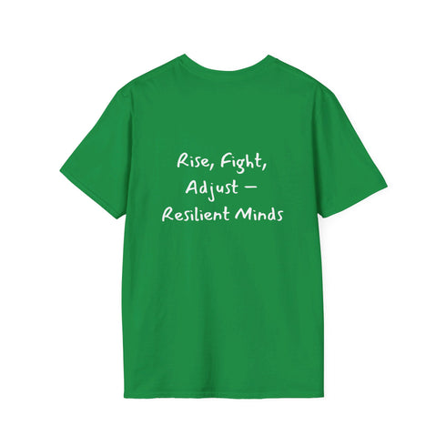 Rise, Fight Adjust Resilient Minds Unisex Softstyle T-Shirt