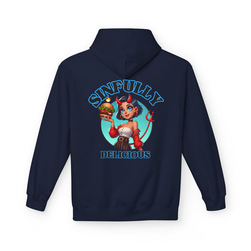 Funny Unisex Fleece Hoodie - "Smashline Daddy" & "Sinfully Delicious"