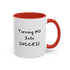Turning No Into Success Accent Coffee Mug (11oz & 15oz)