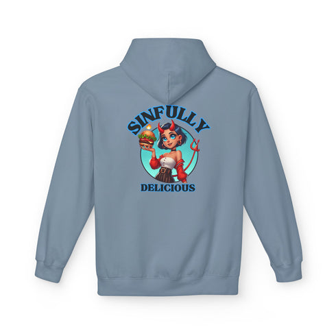 Funny Unisex Fleece Hoodie - "Smashline Daddy" & "Sinfully Delicious"