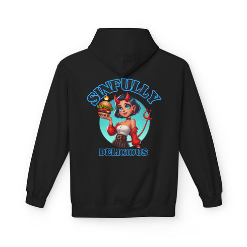 Funny Unisex Fleece Hoodie - "Smashline Daddy" & "Sinfully Delicious"