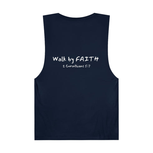 Walk By Faith Unisex Barnard Tank