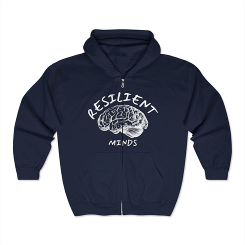 Resilient Minds Zip Hoodie - Walk By Faith Sweatshirt