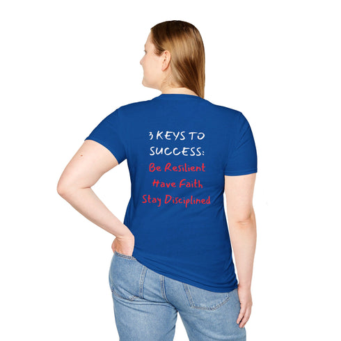 Be Resilient stay disciplined Resilient Minds Unisex Softstyle T-Shirt