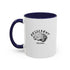 All Of Us Are Created Equal, I Just Outwork You - Resilient Minds Accent Coffee Mug (11oz & 15oz)