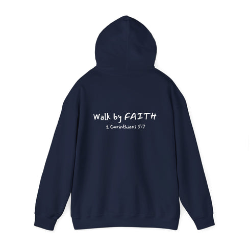 Walk By Faith Unisex Heavy Blend™ Hooded Sweatshirt