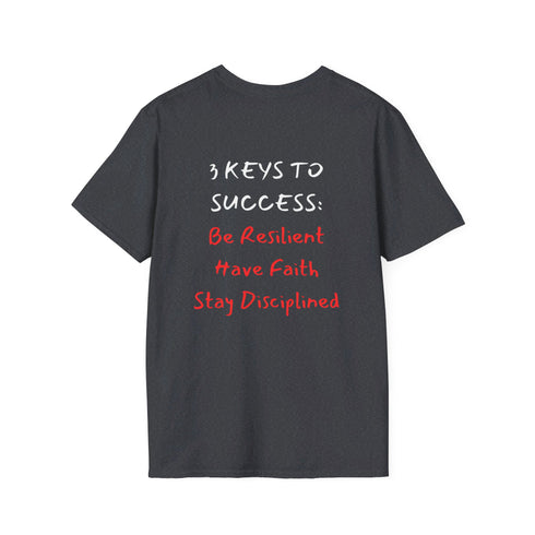 Be Resilient stay disciplined Resilient Minds Unisex Softstyle T-Shirt