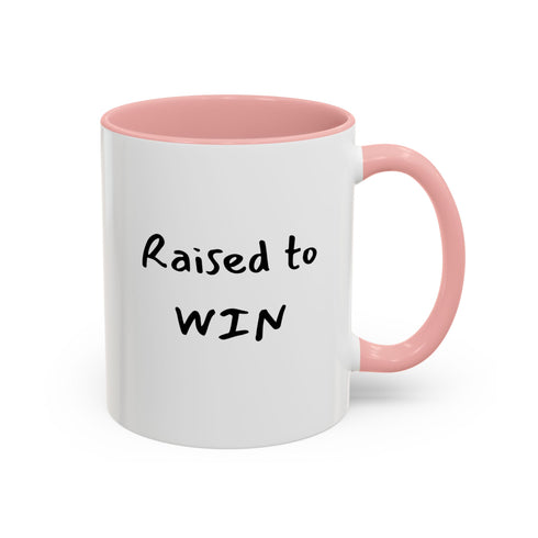 Raised to Win - Resilient Minds Accent Coffee Mug (11oz & 15oz)