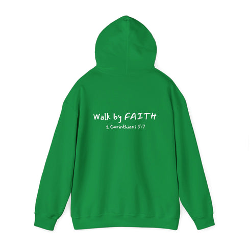 Walk By Faith Unisex Heavy Blend™ Hooded Sweatshirt