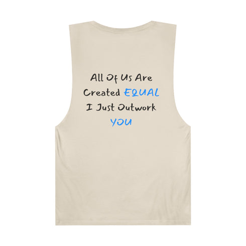 All Of Us Are Created Equal Unisex Barnard Tank