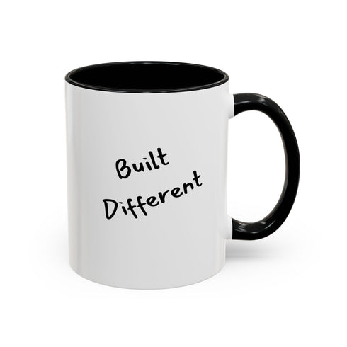 Built Different Accent Coffee Mug - Resilient Minds (11oz & 15oz)