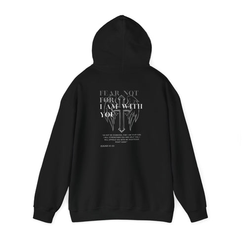 Inspirational Faith Hoodie - Unisex Heavy Blend with Cross Design
