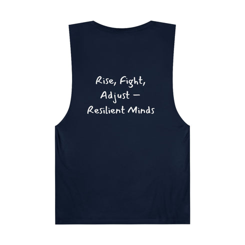 Rise, Fight and Adjust Unisex Barnard Tank